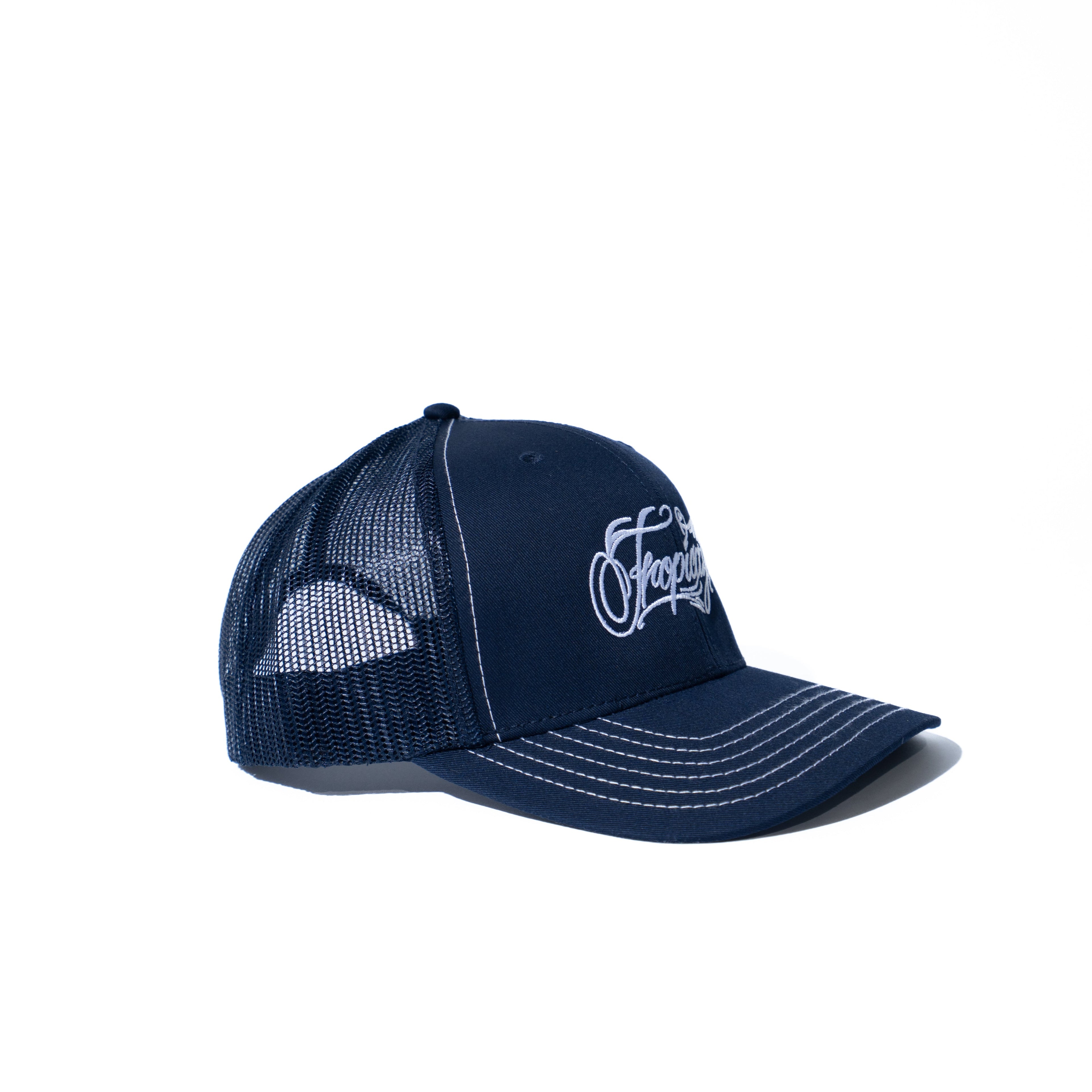 Tropicaza Trucker Hat: Blue