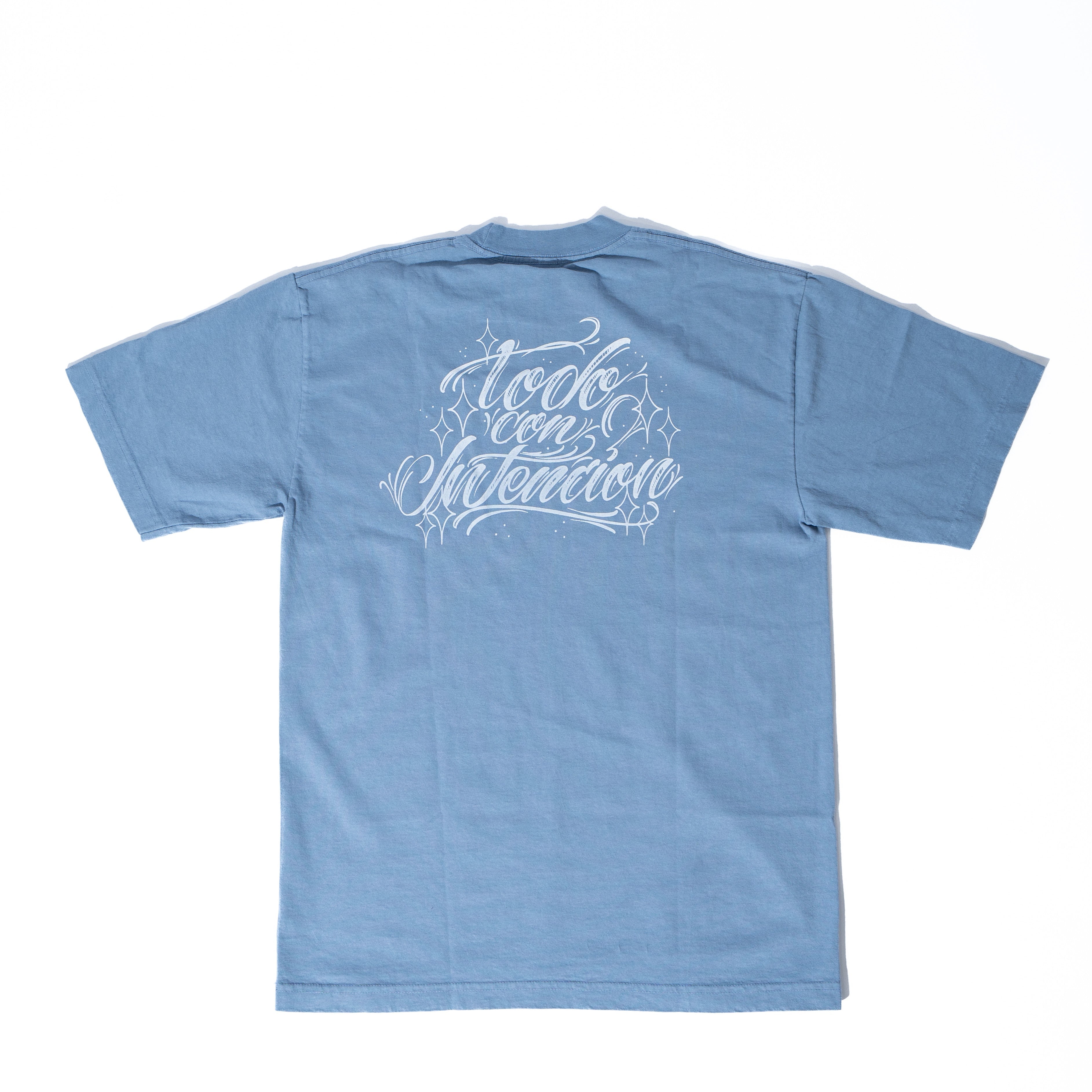 'Todo con Intencion' Tee: Light Blue