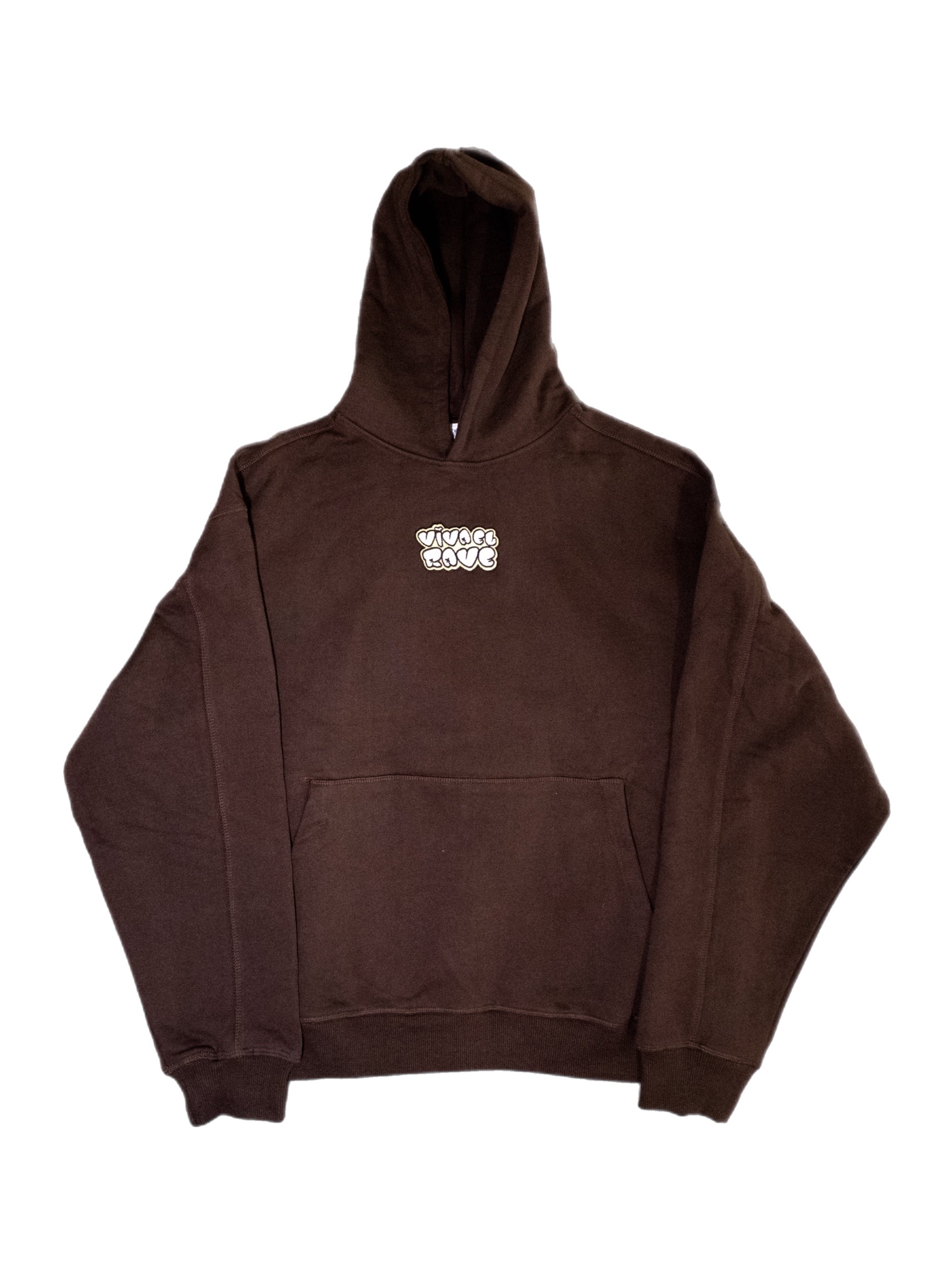 'Viva el Rave' Hoodie: Brown